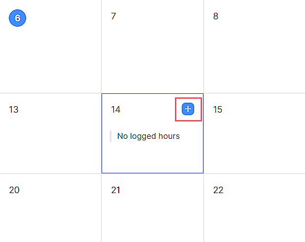 Calendar View Timesheet