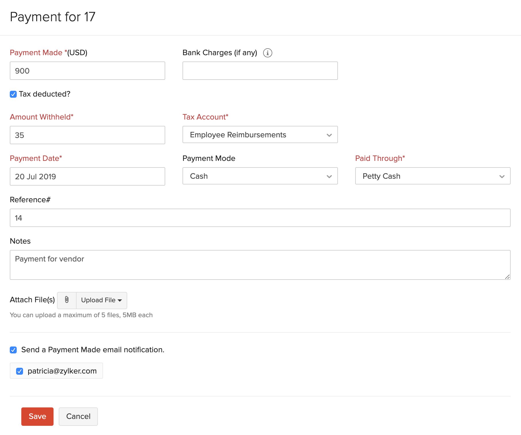 Record Manual Payments