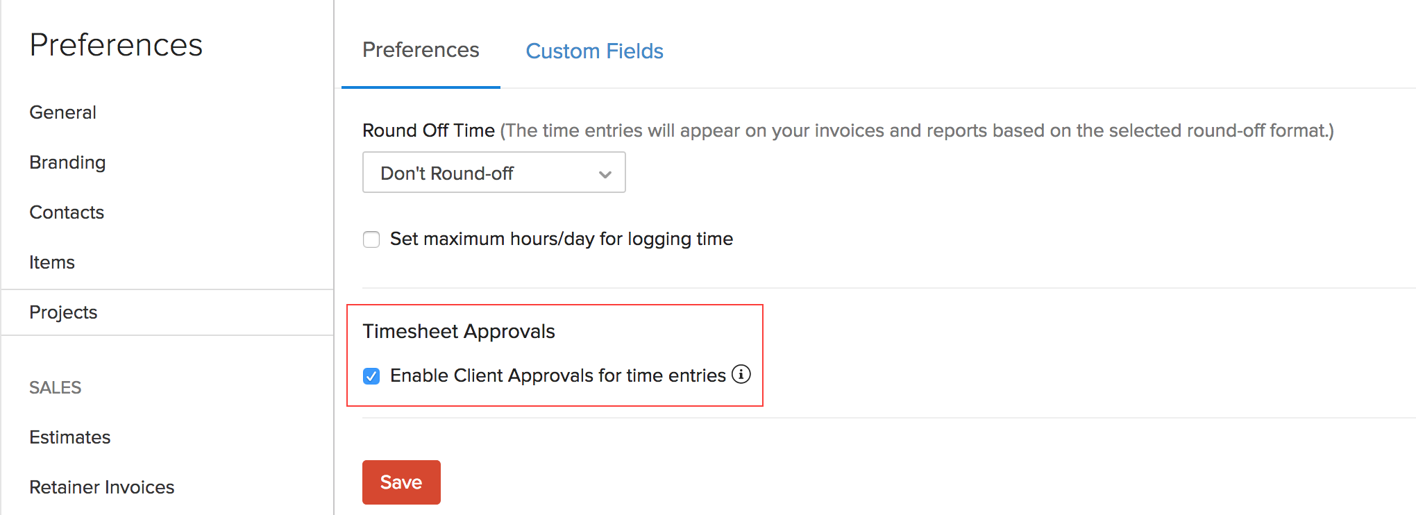 Enable Client Approval