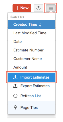 Import Estimates