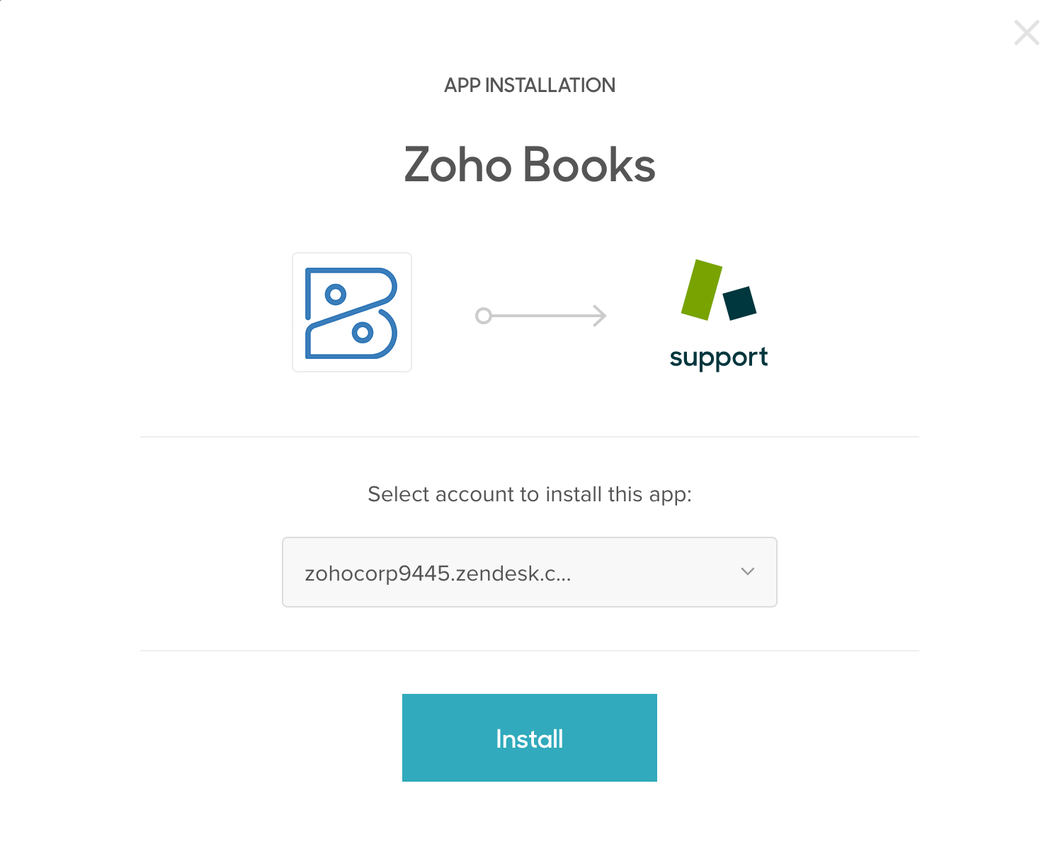 Install Zoho Books
