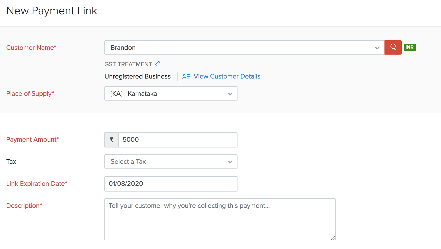 Create Payment Links