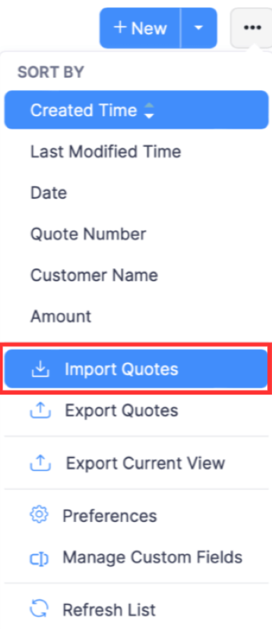Import Quotes