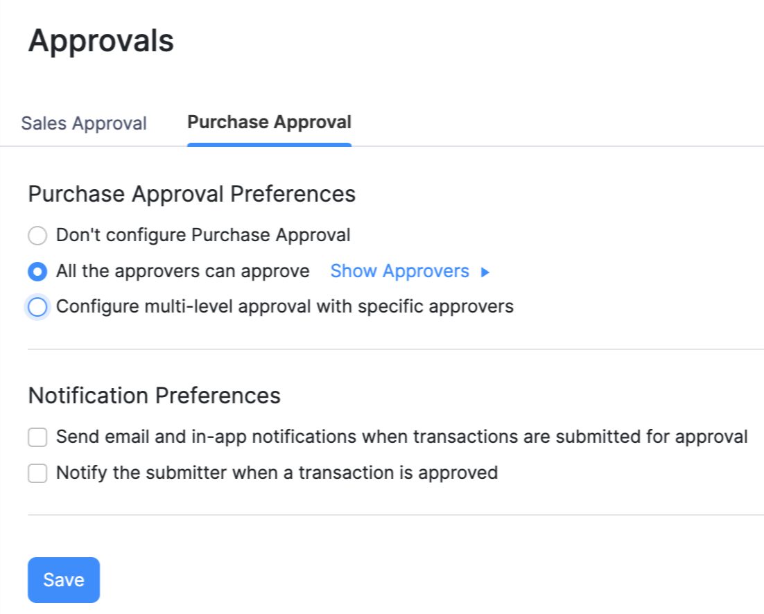 Transaction Approval