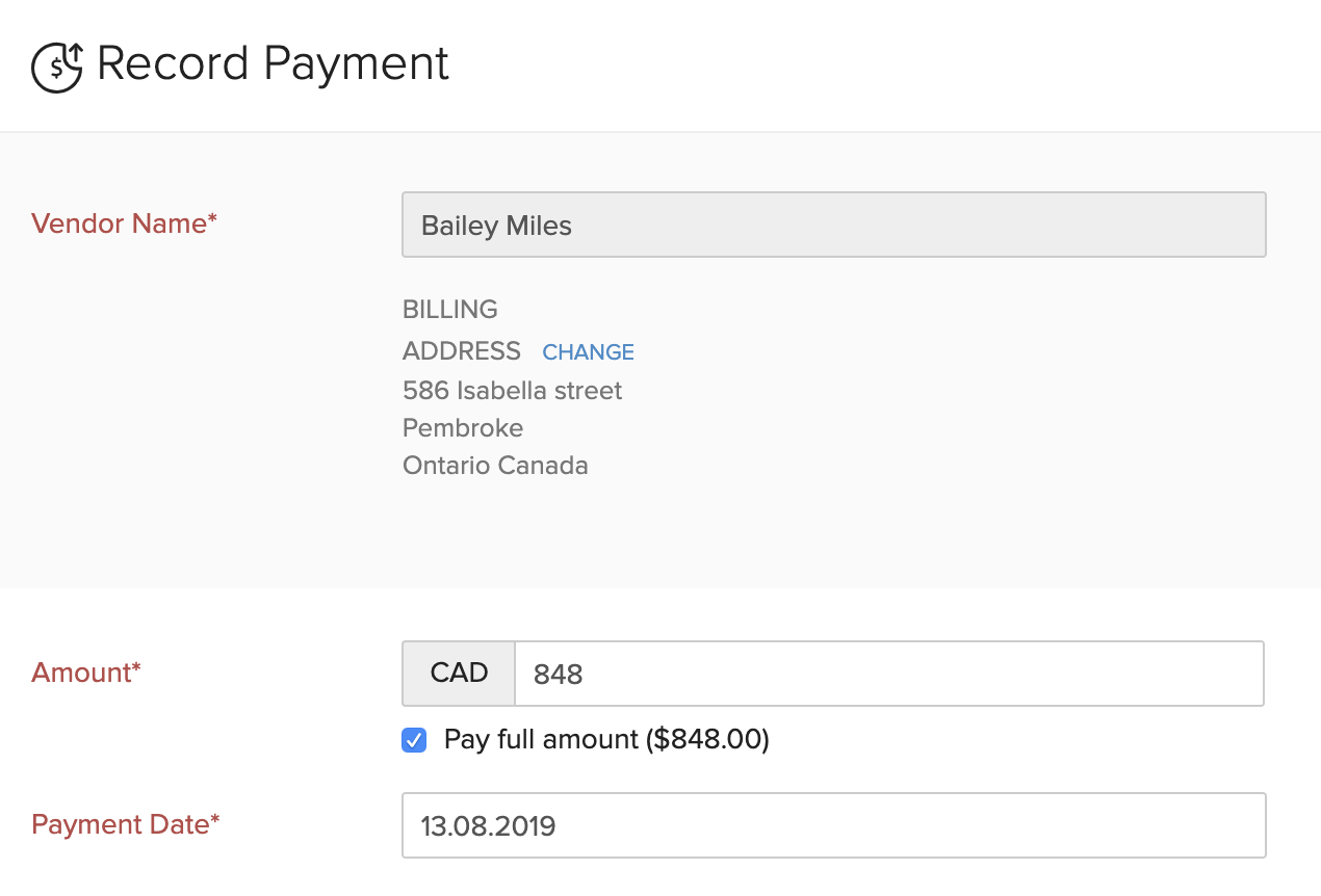 Payment Types