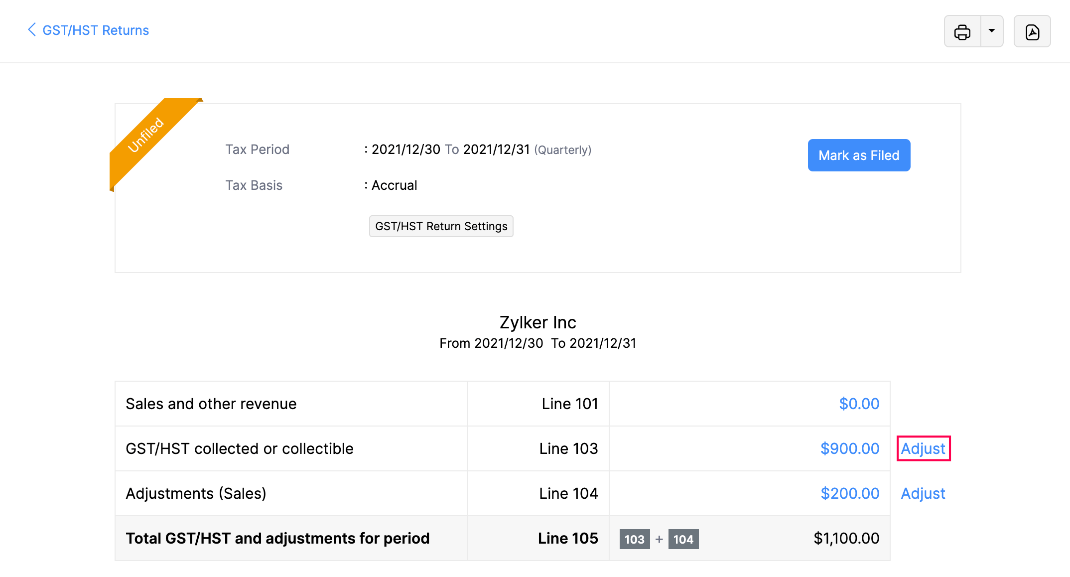 Setting Up Tax Returns