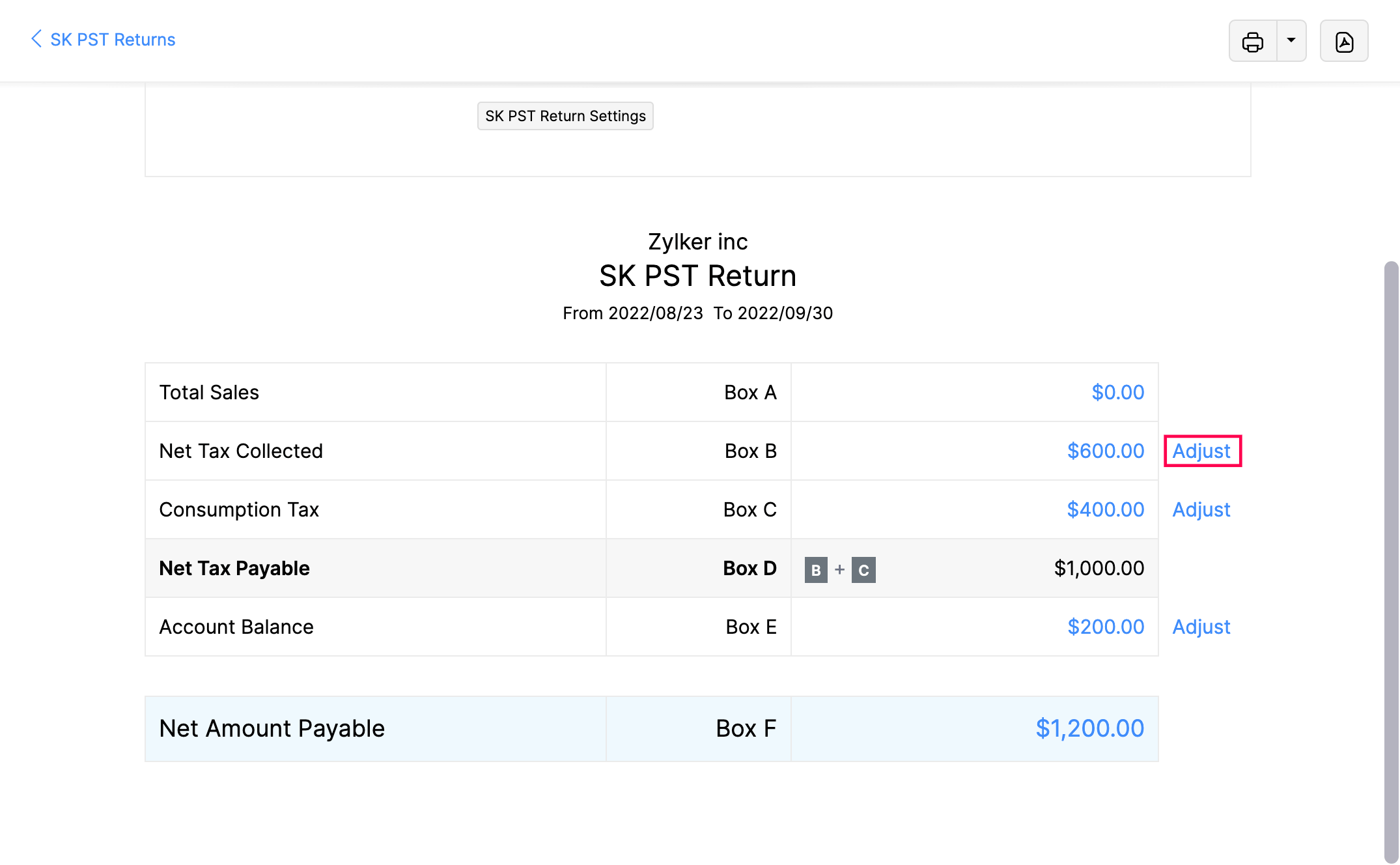 Setting Up Tax Returns