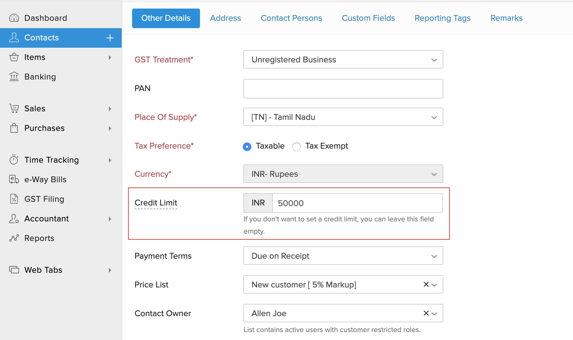 Payment Method