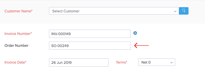 Linking invoices to sales order 1