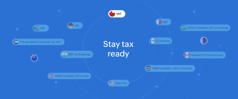 Zoho Books for tracking tax