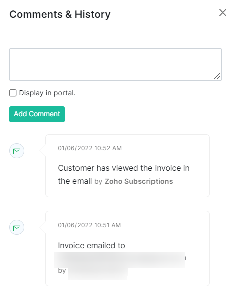 Track Emails in Details Page
