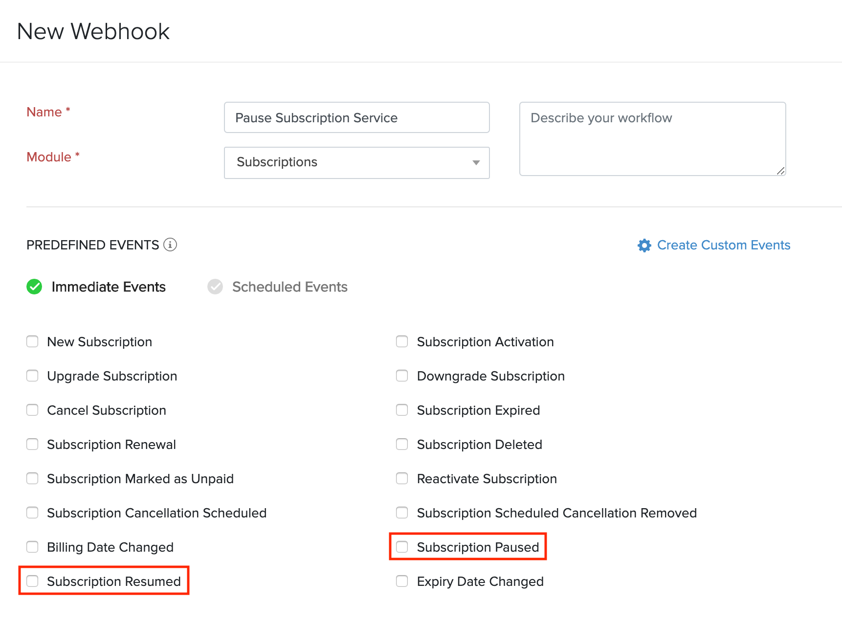 Pause and Resume Event Triggers