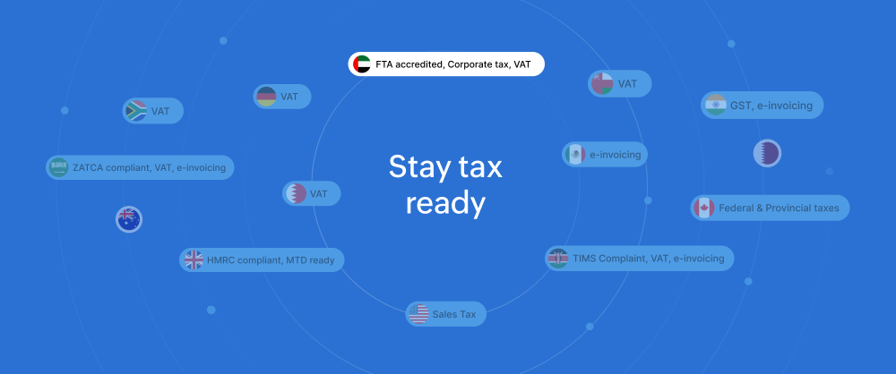 Zoho Books for tracking tax