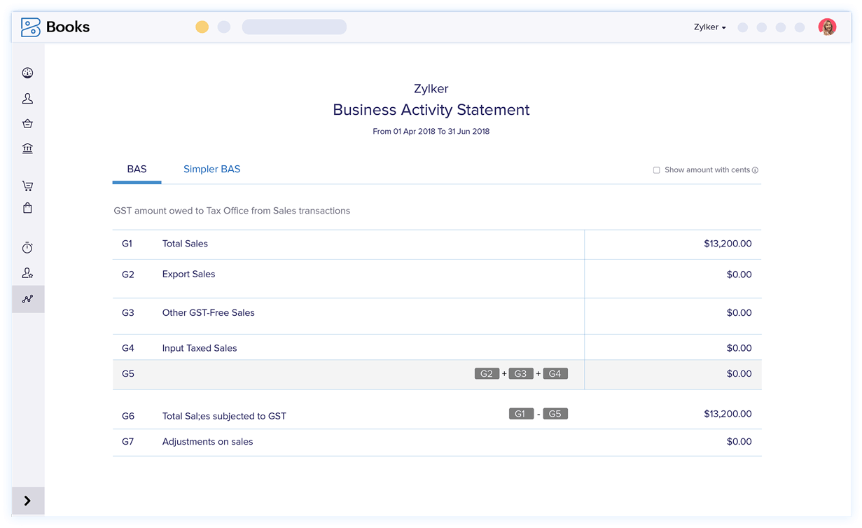 Tax Reports - Financial Reporting | Zoho Books