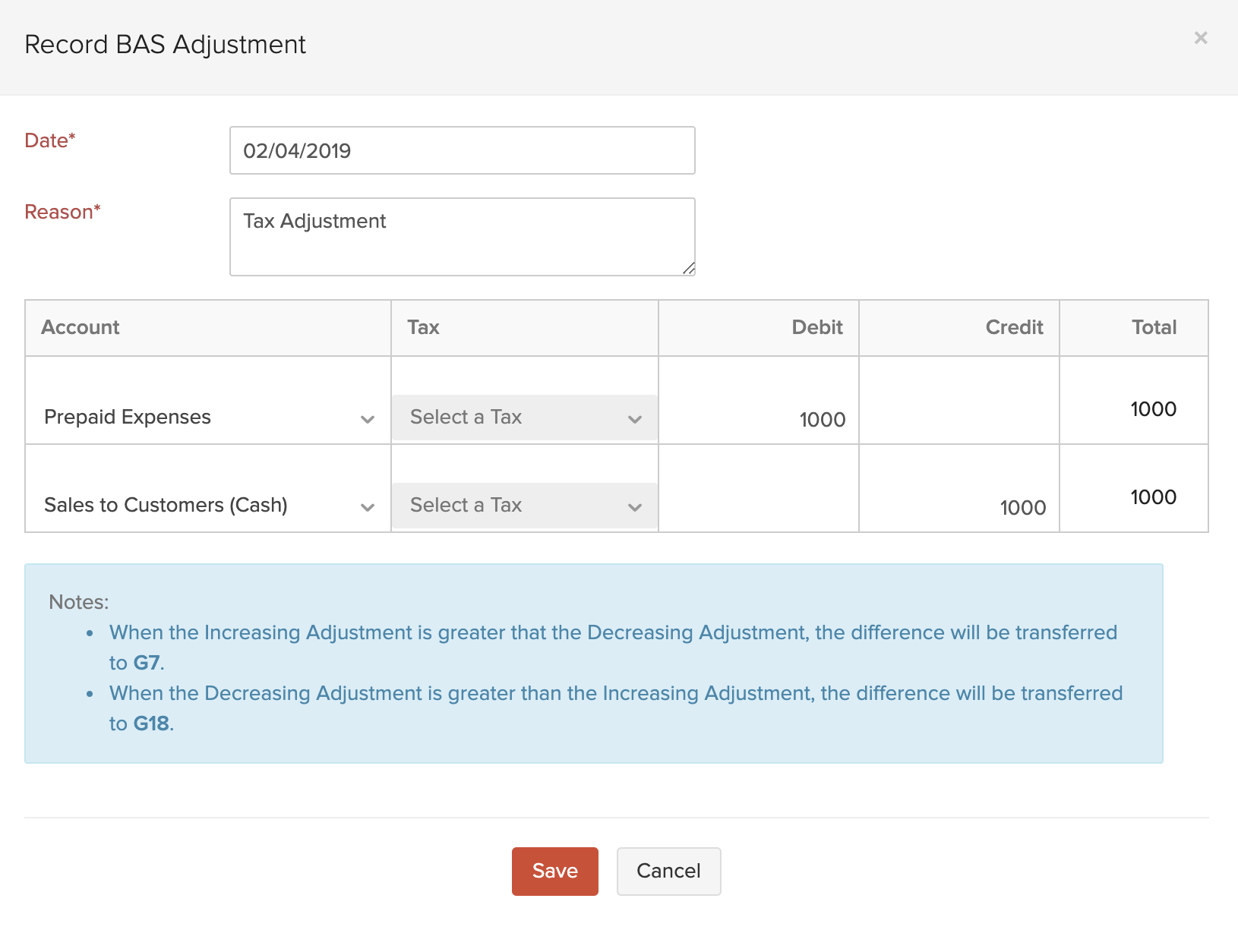 Adjustment Accounts