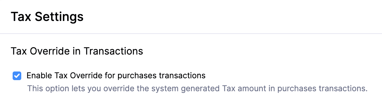 Manage Tax Preferences