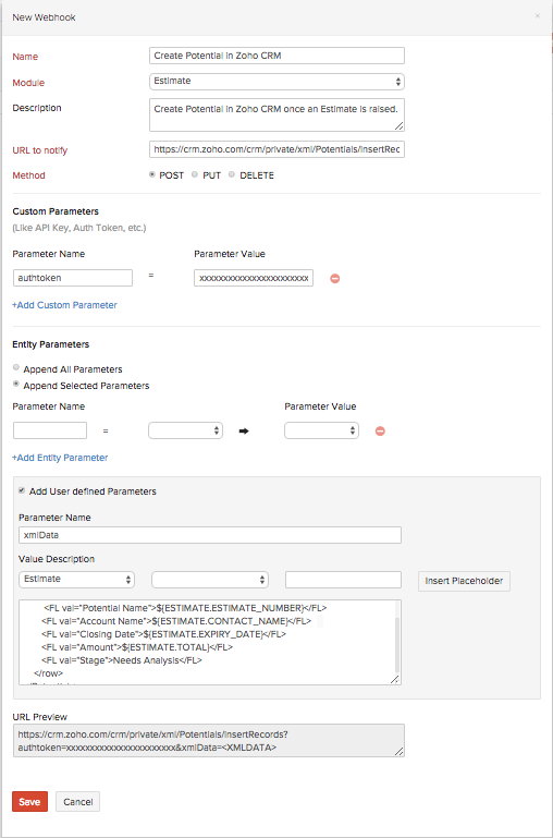 Webhooks Setup Creator