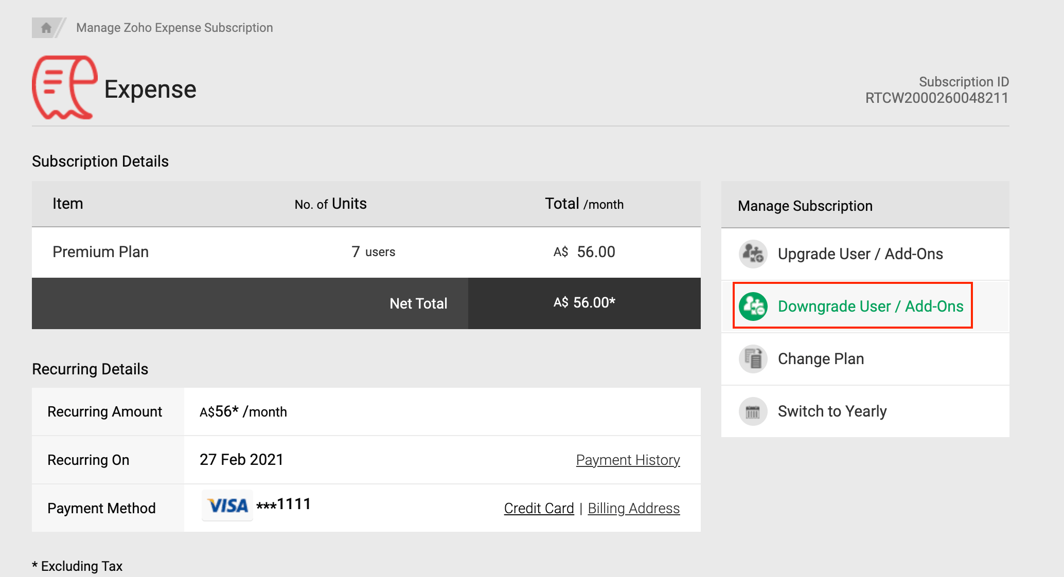 Subscribe or Unsubscribe Users