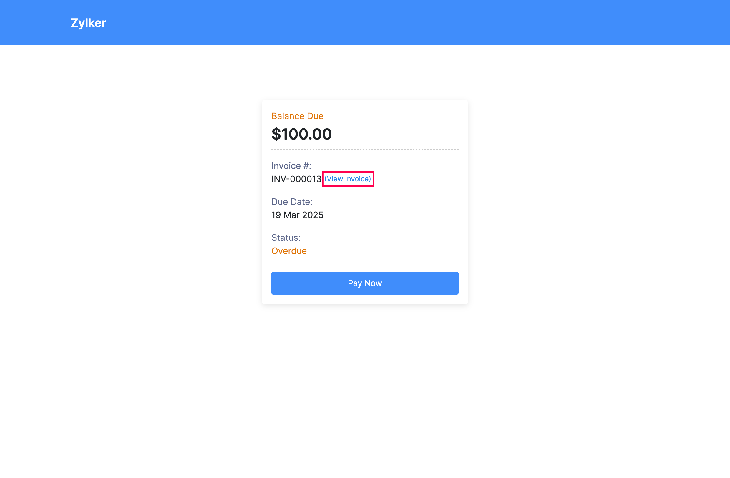 Invoice Payment Link