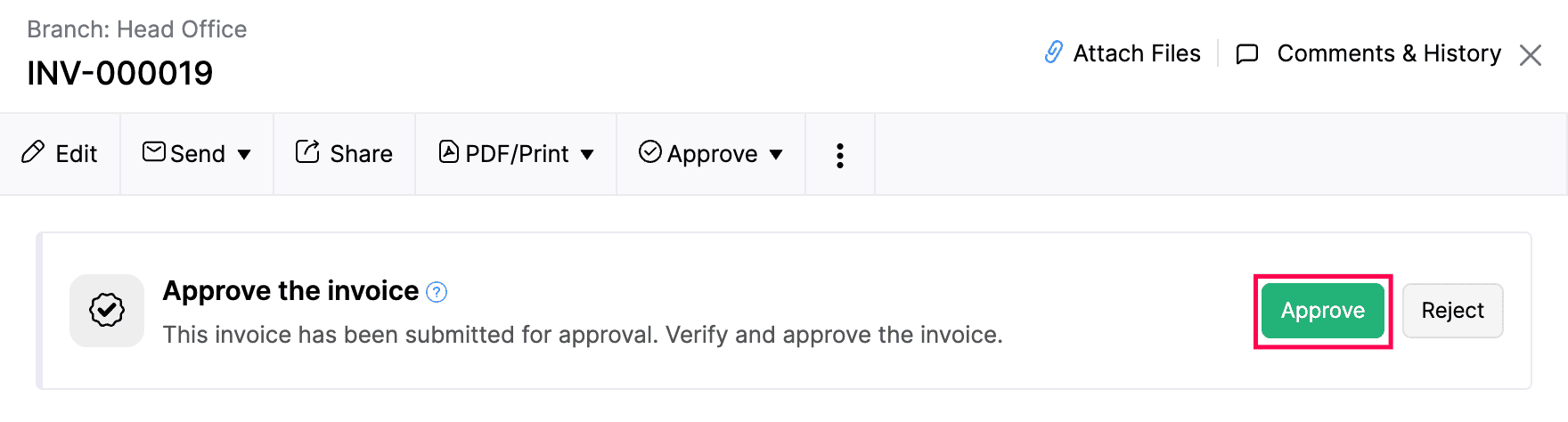 Transaction Approval