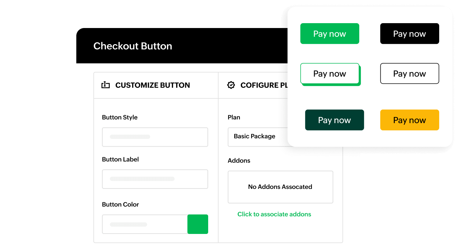 Create checkout buttons that stand out | Zoho Billing