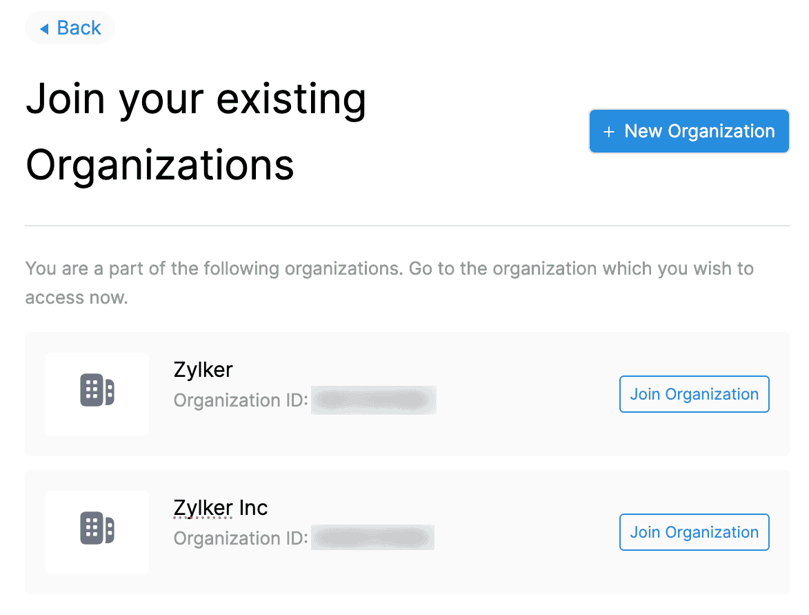 Join Organization