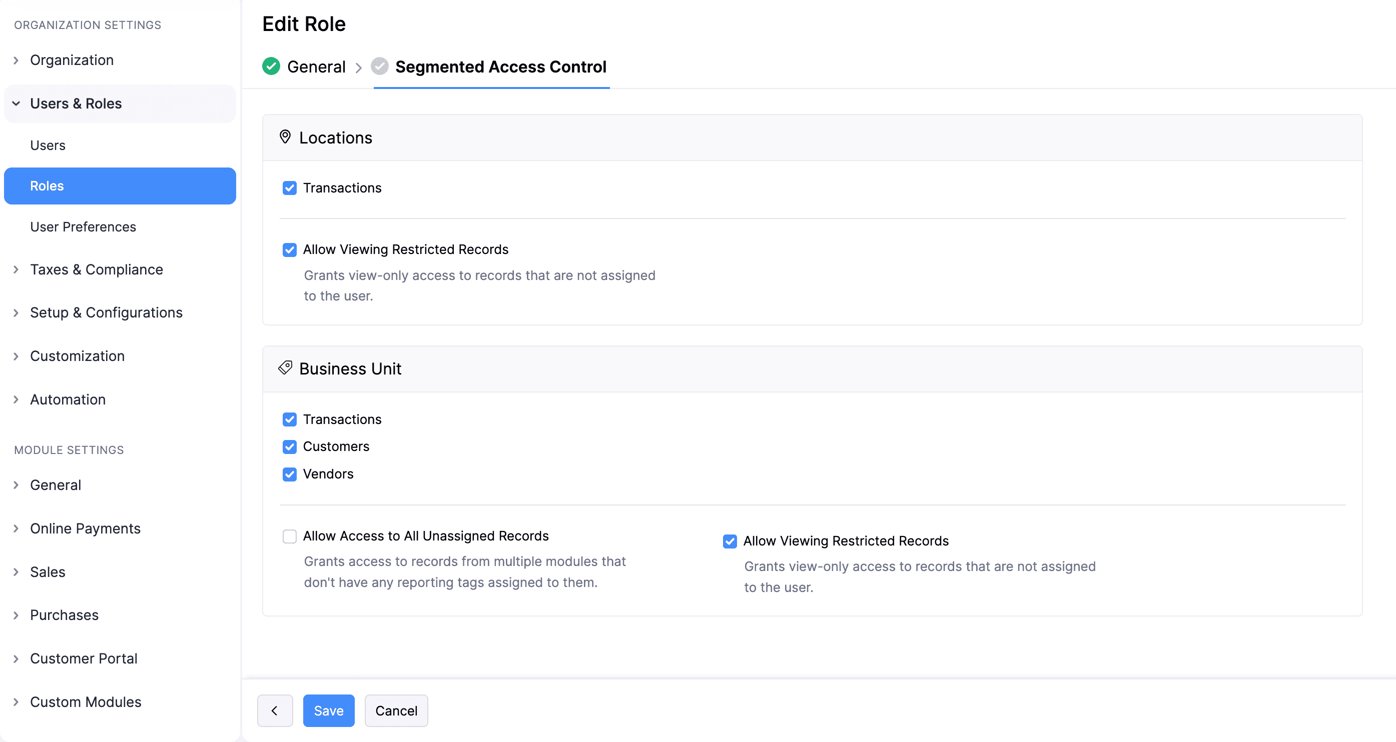 Configure Access Control