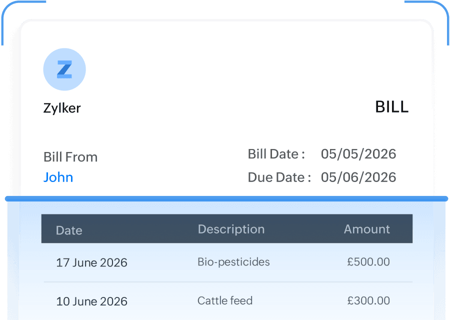 Handle field purchases and filed receipts