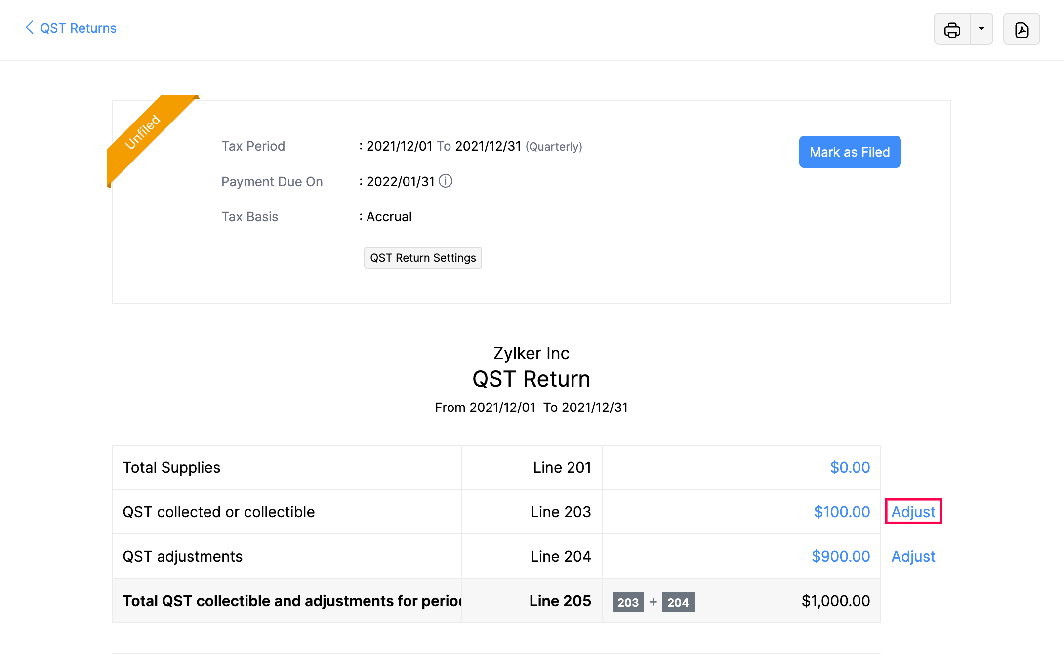 Setting Up Tax Returns
