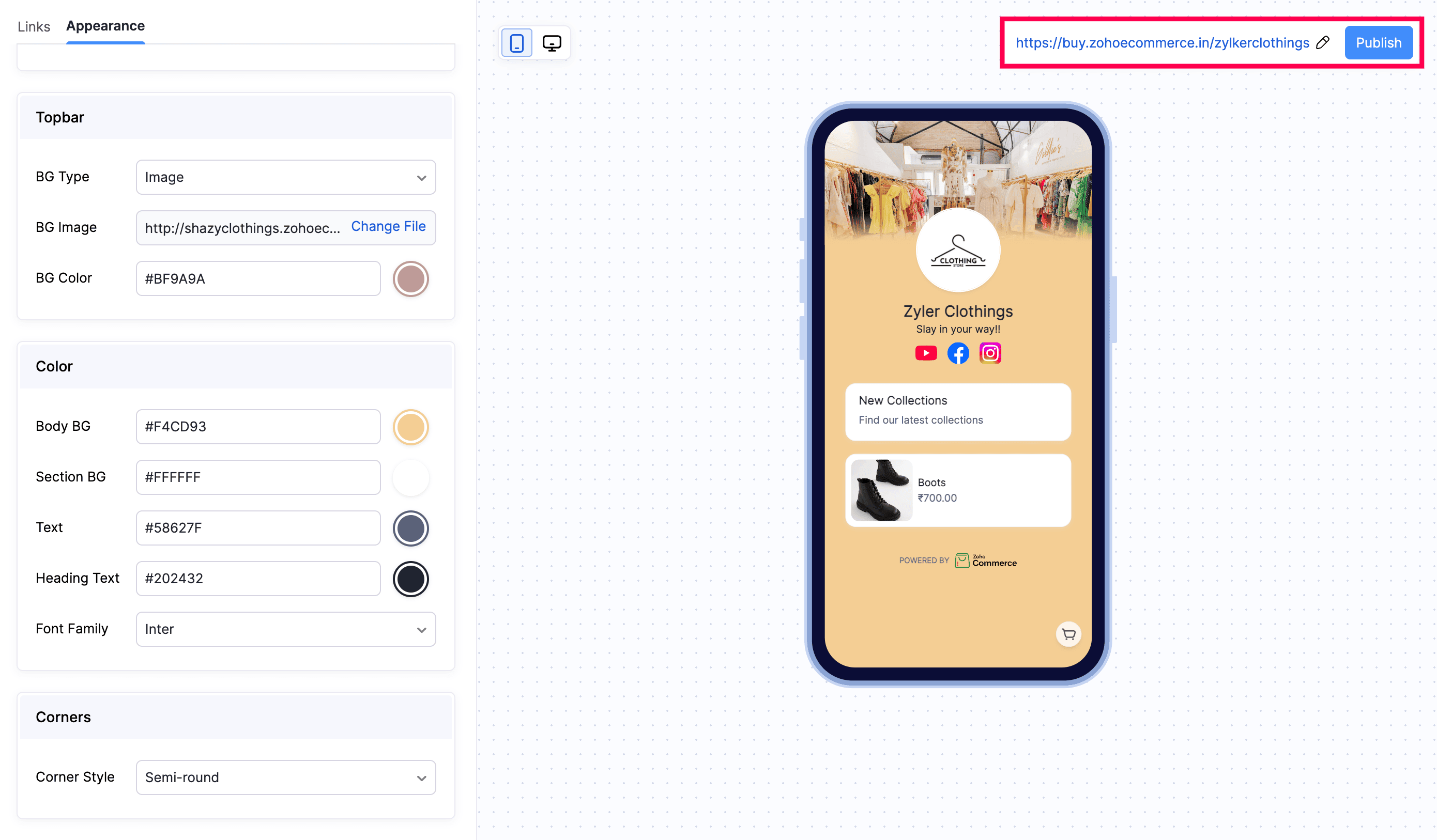 Preview and Publish Your Microstore
