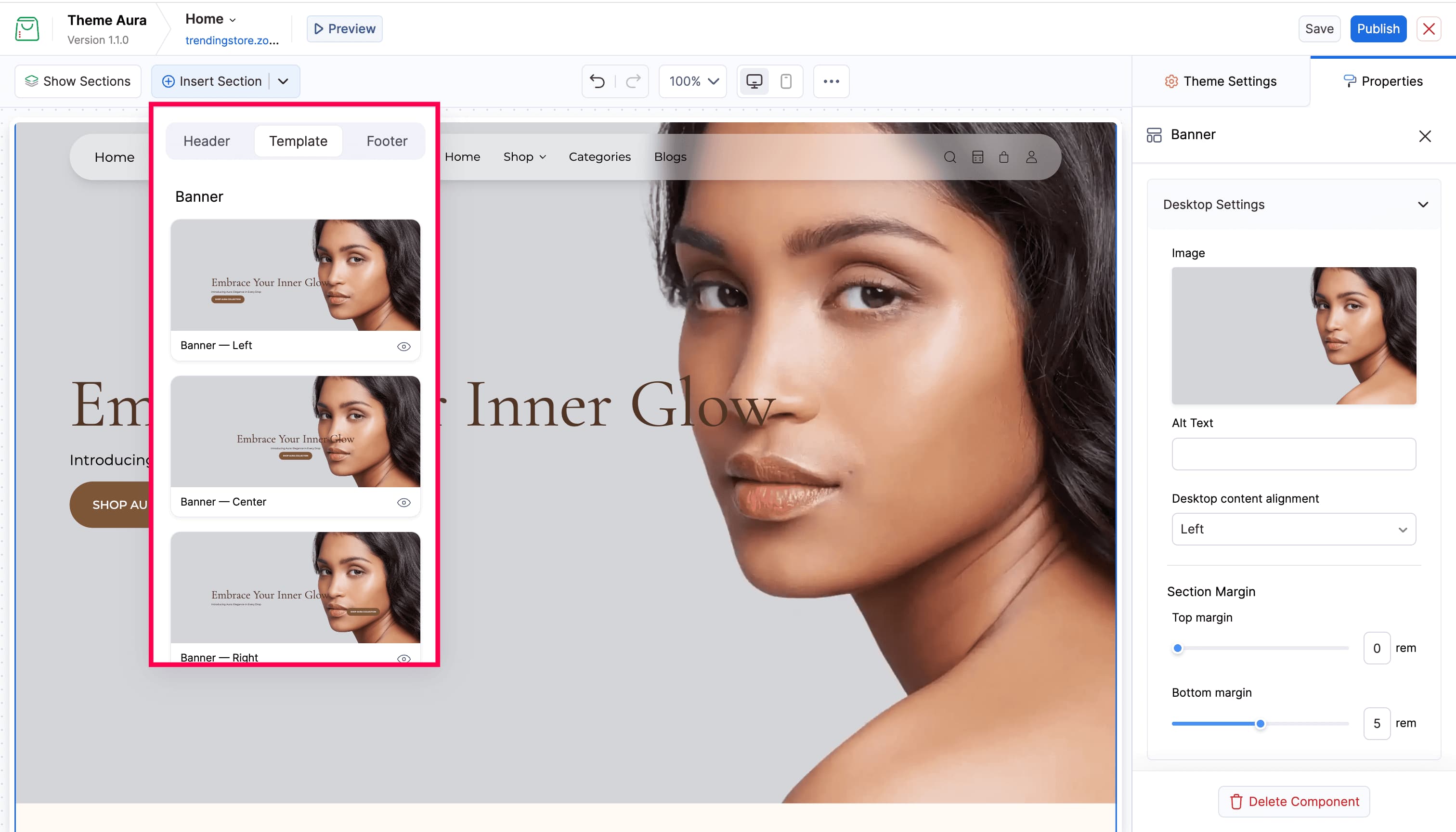Section Picker