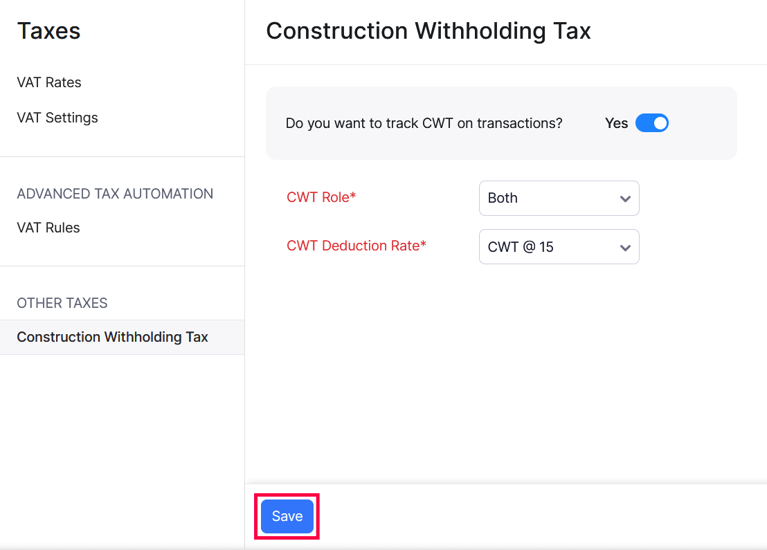 Enable CWT