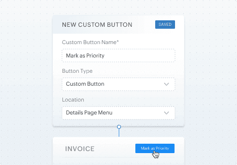 Accelerate actions with custom buttons