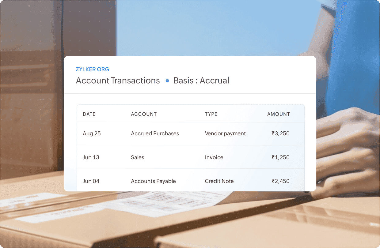 Accounting that moves with your inventory