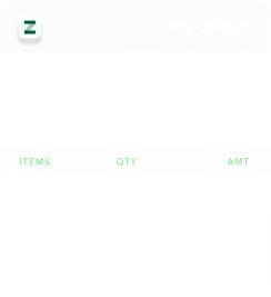 Preview of an invoice | Zoho Billing