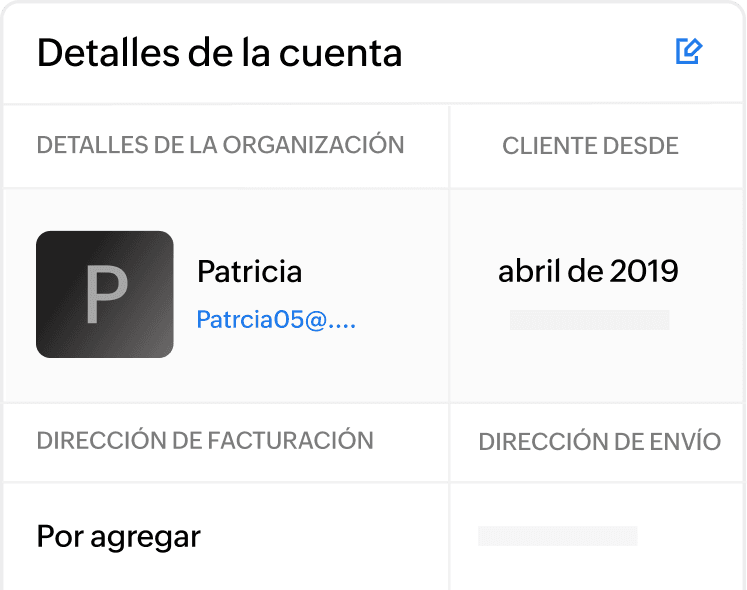 Cliente completando un formulario de incorporación