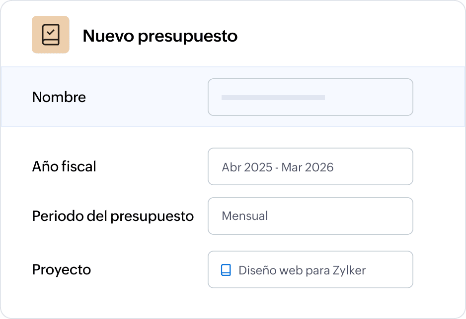 Presupuesto comparado con costos e ingresos