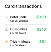 card transactions
