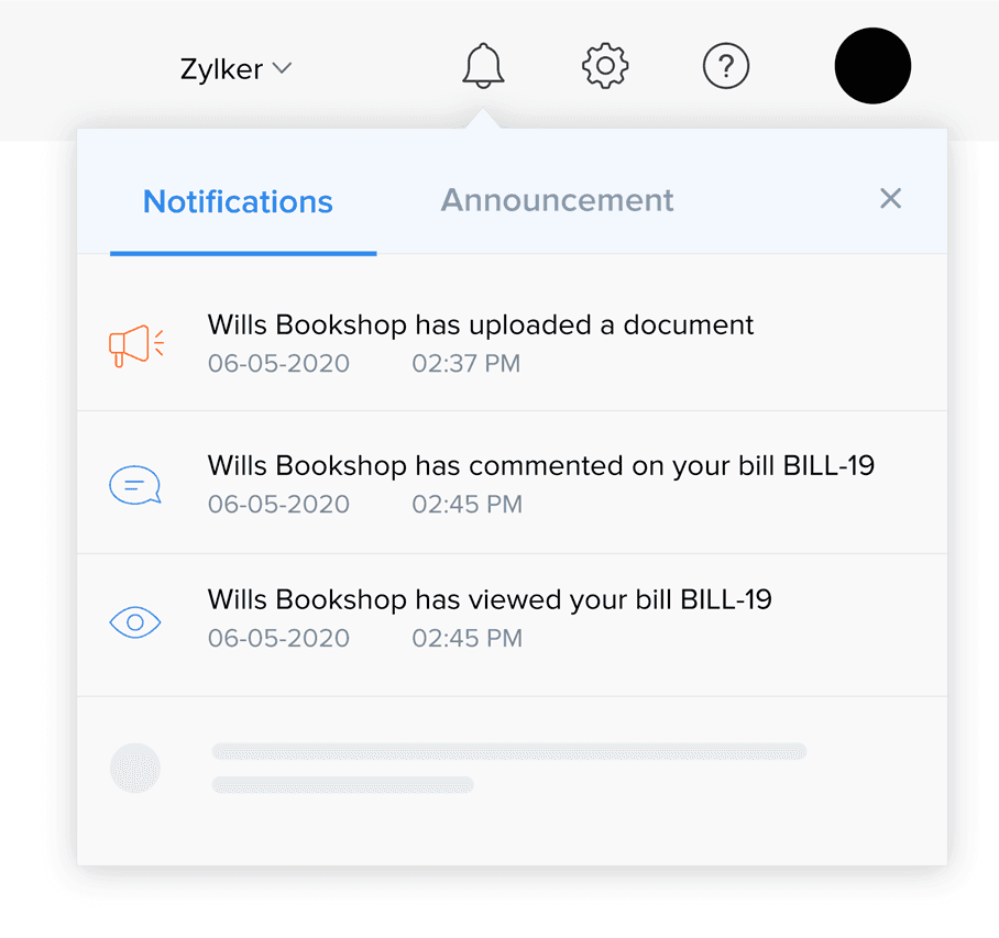 Recevez des alertes | Zoho Books