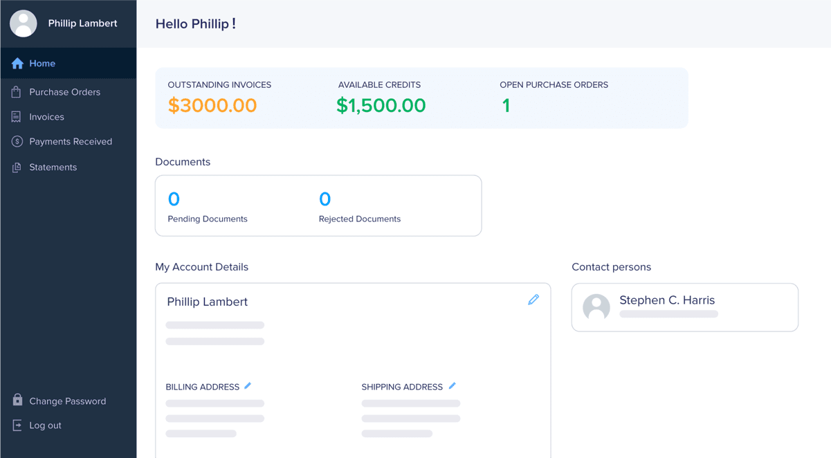 Fournissez un portail libre-service aux fournisseurs | Zoho Books