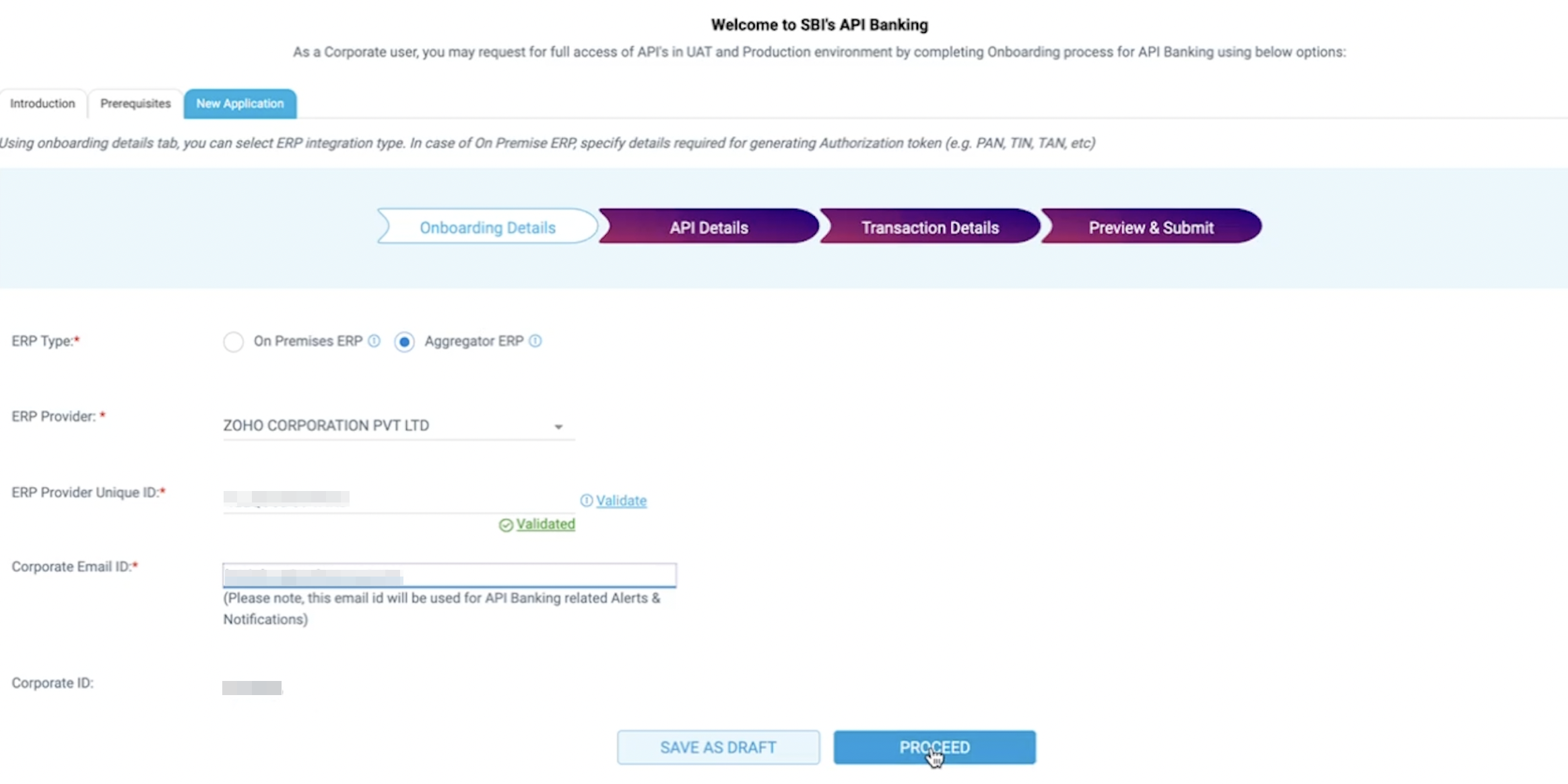 Onboarding Details