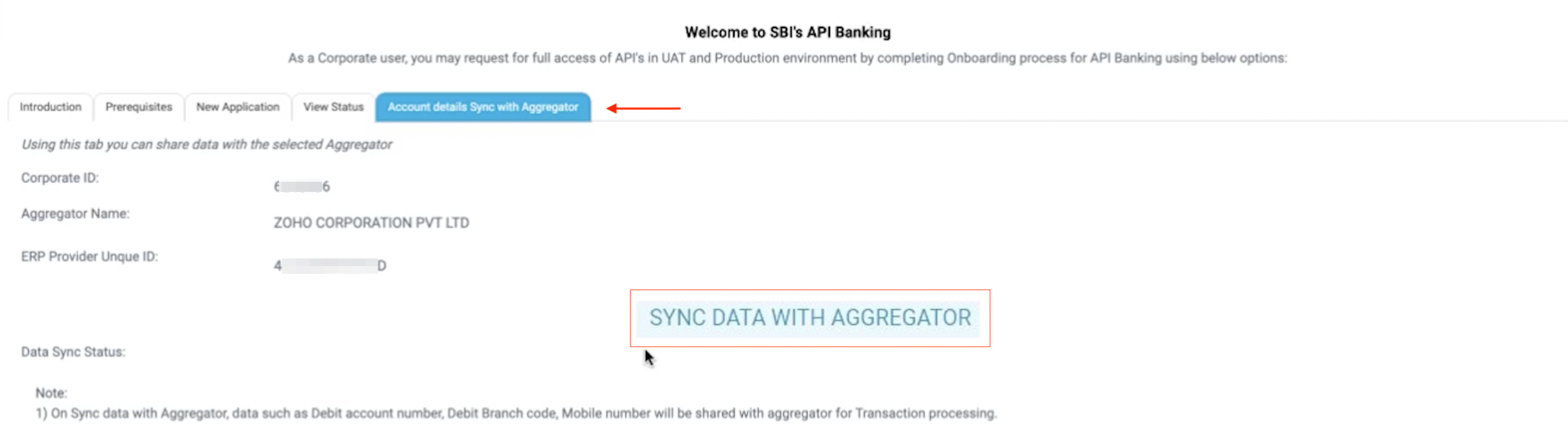 Sync Data