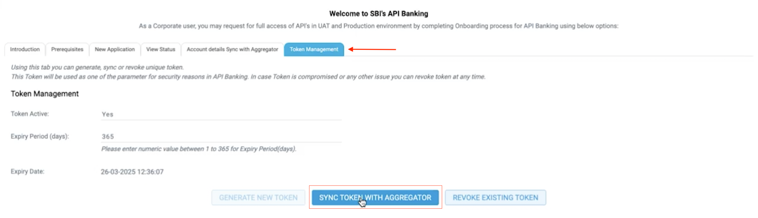 Sync Token