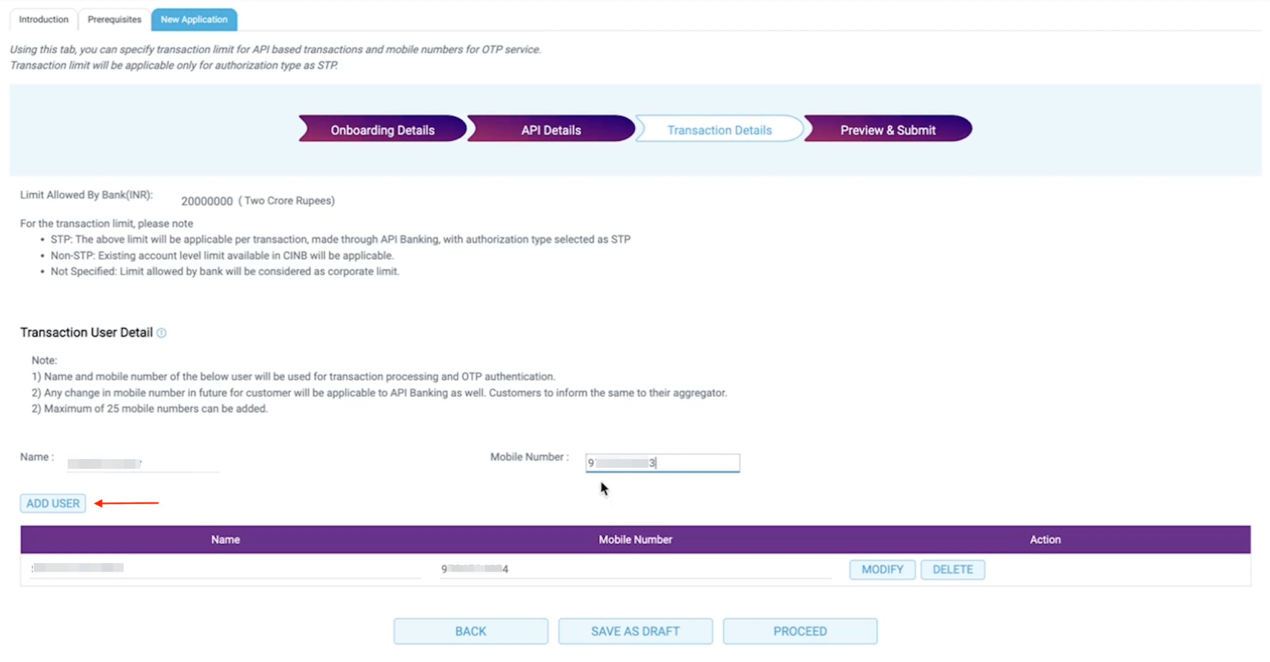 Transaction Details