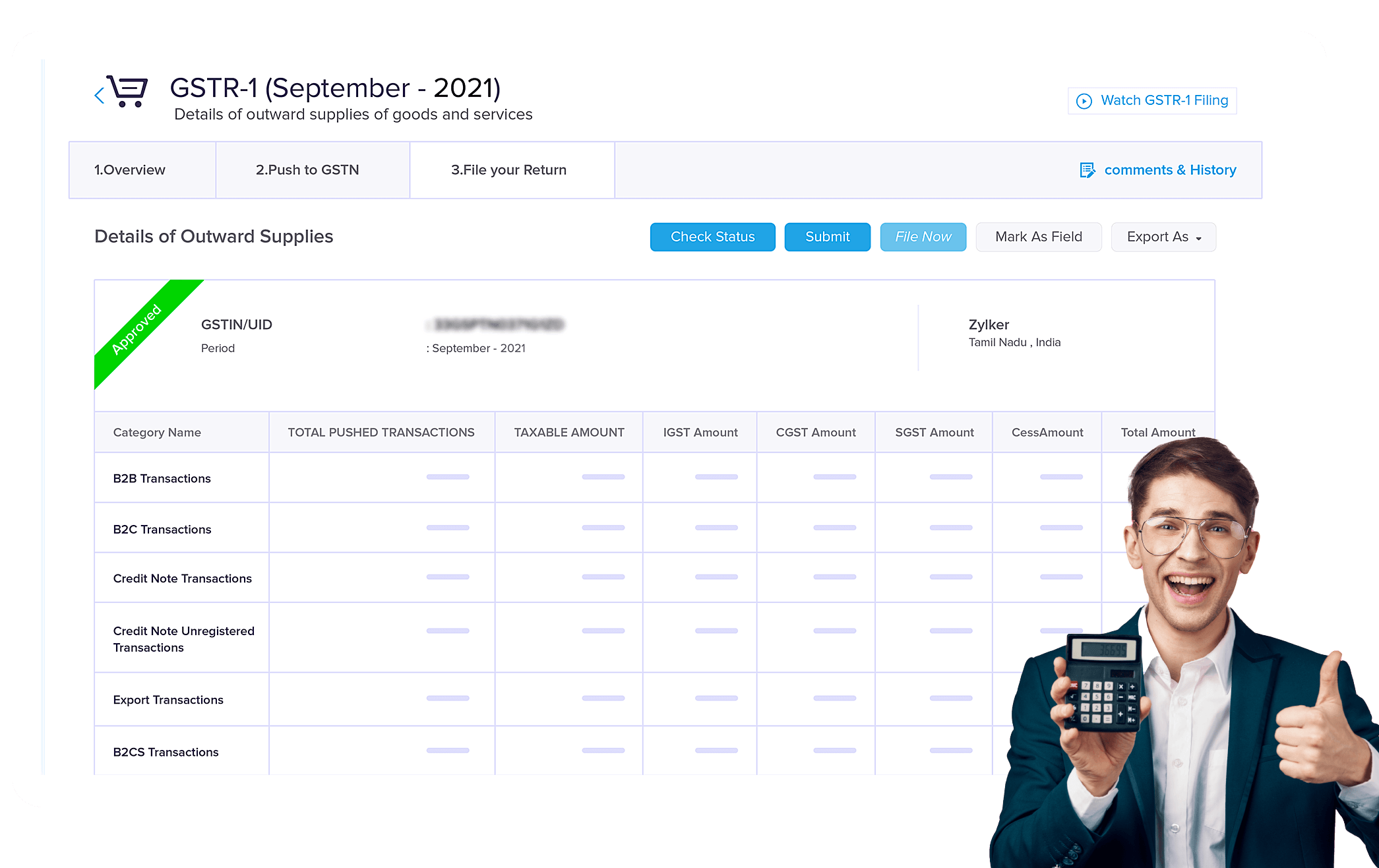 Compliance and tax filing