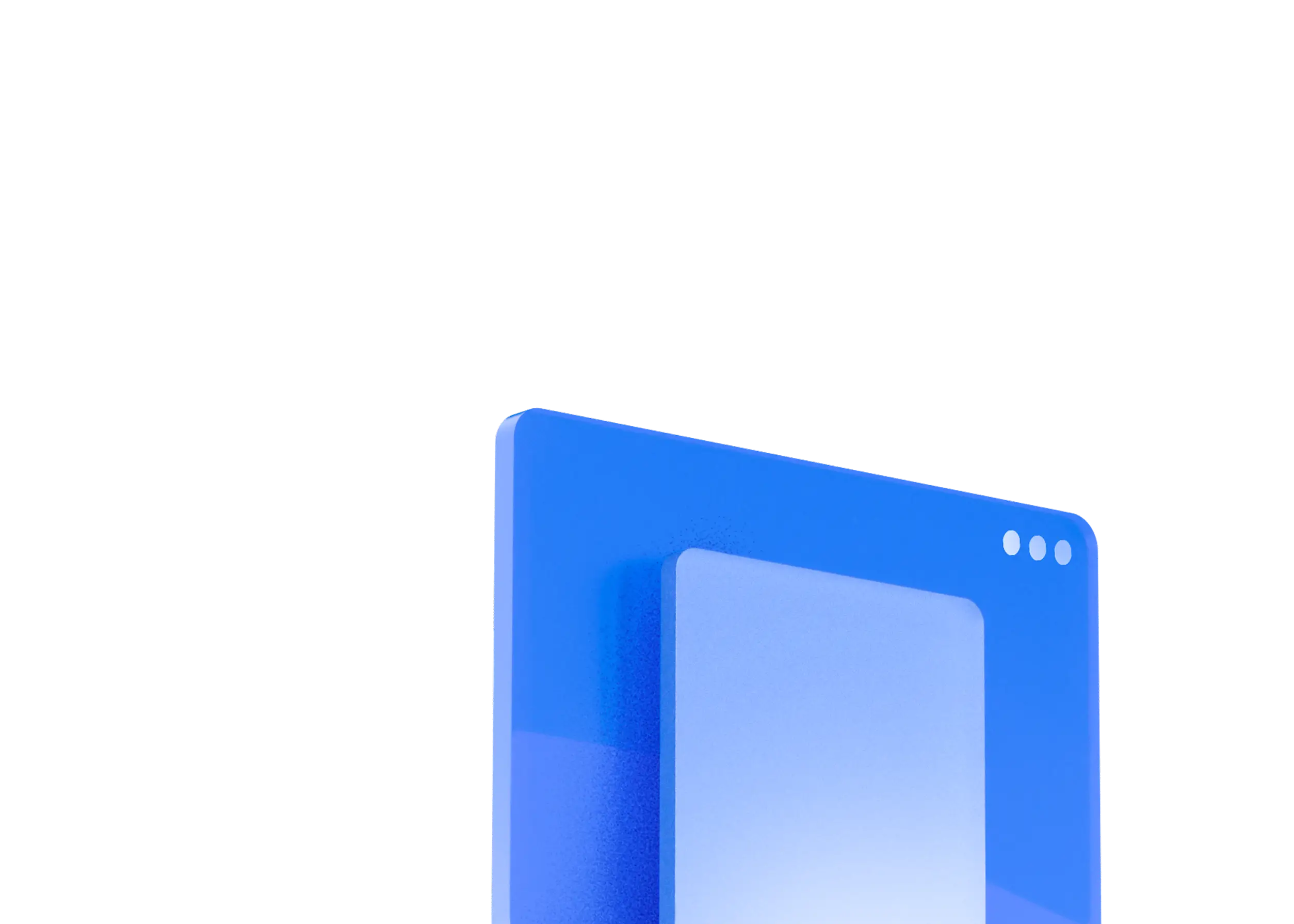 3D illustration of a browser window representing embedded checkout