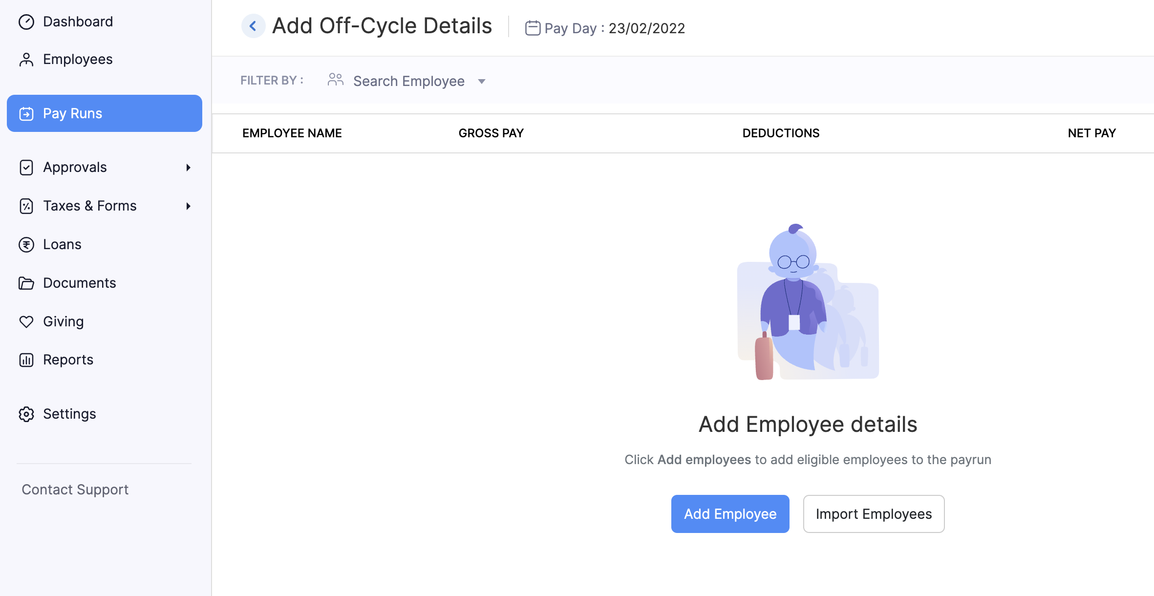 Offcycle Payroll