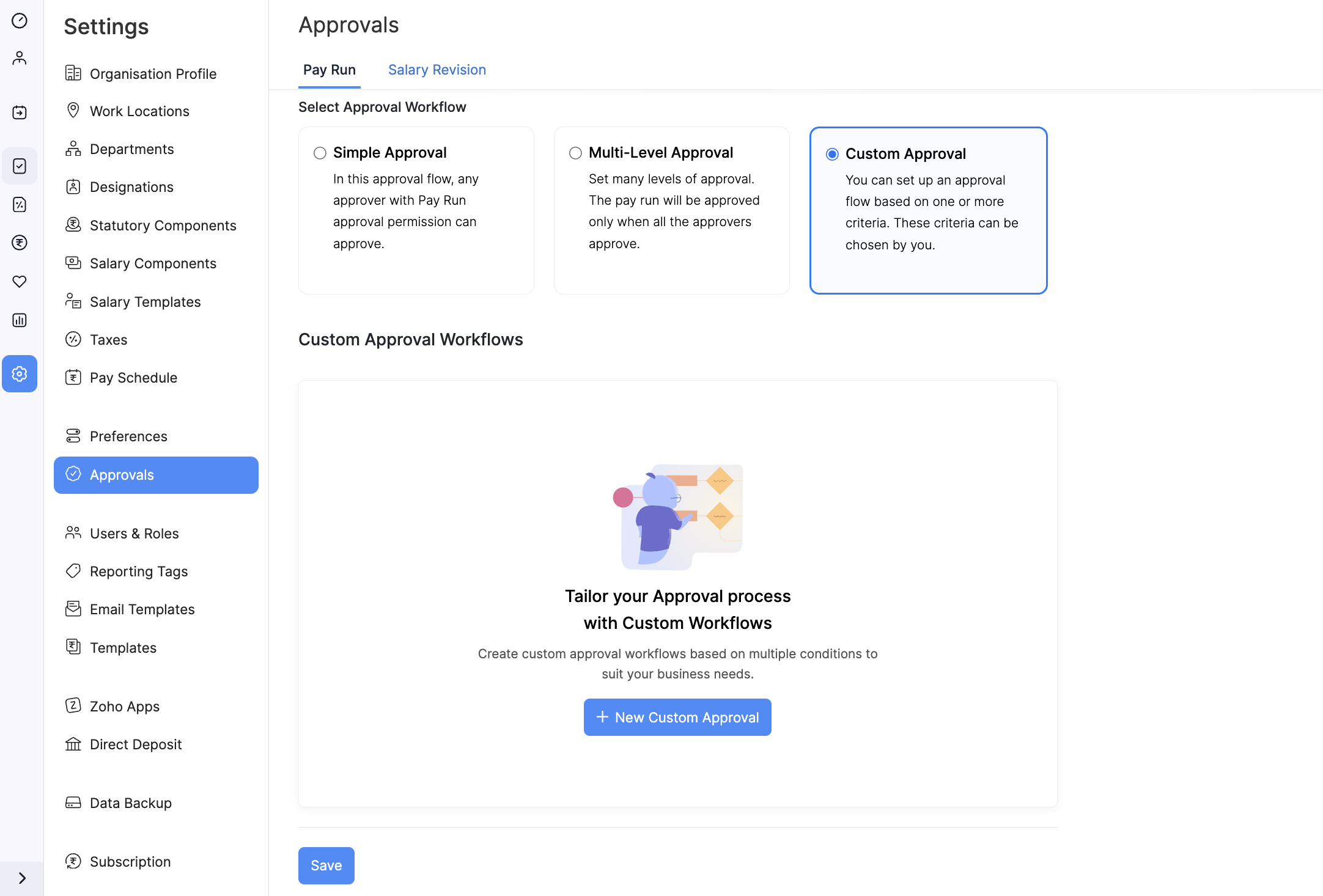 Configure Approvals