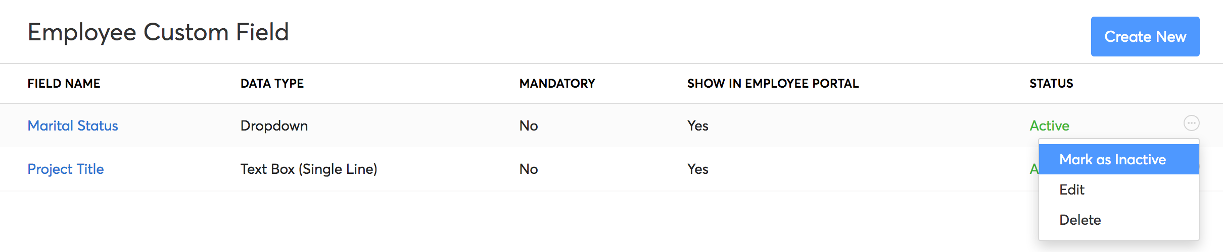 Disable Custom Field