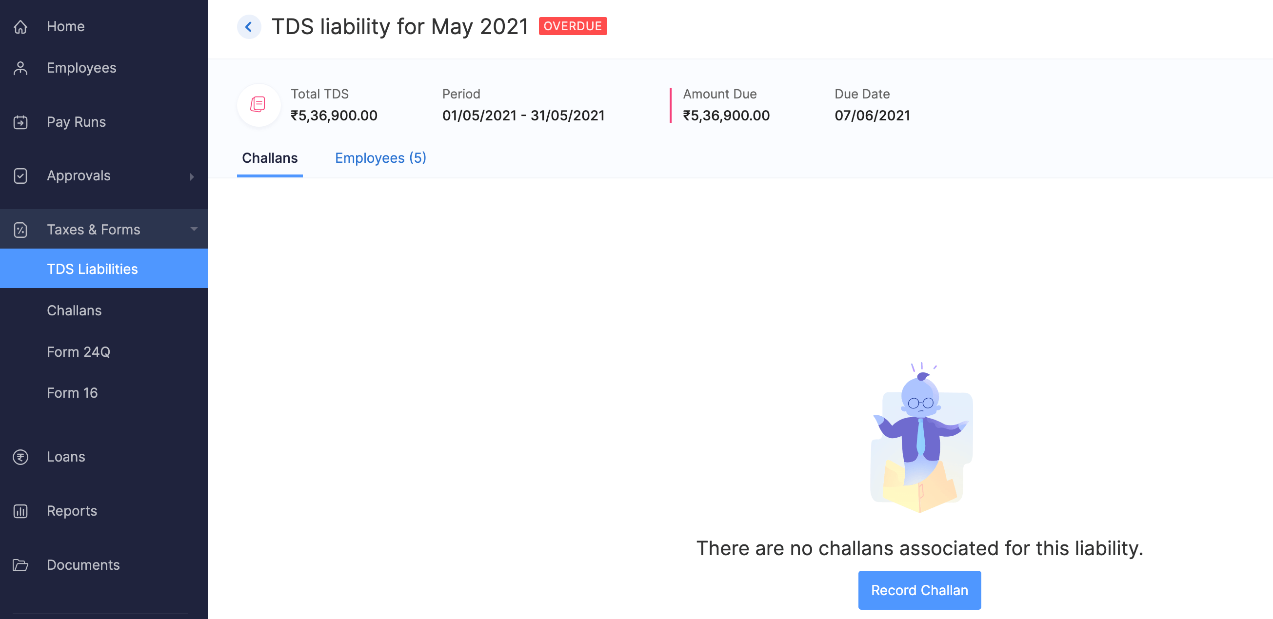 TDS Liabilities